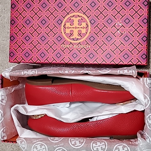 Tory Burch red flats - Picture 3 of 4